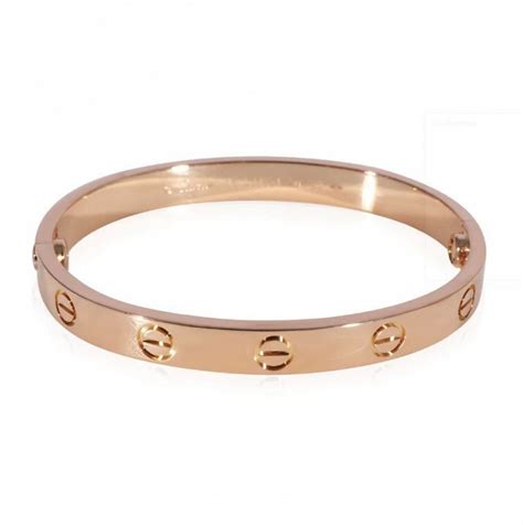 cartier love bracelet rose gold|cartier love bracelet 750 price.